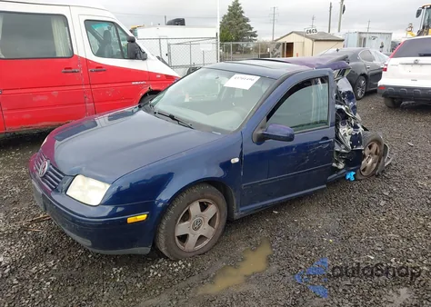 2002 Volkswagen Jetta Gls from USA, damaged, VIN 3VWSB69M02M152045